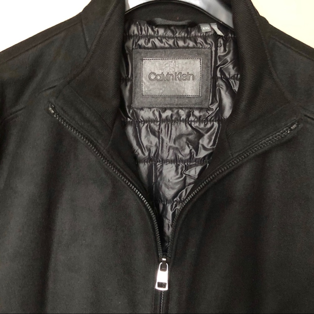 Calvin Klein full zip wool bomber jacket c… - Picture 3 of 8